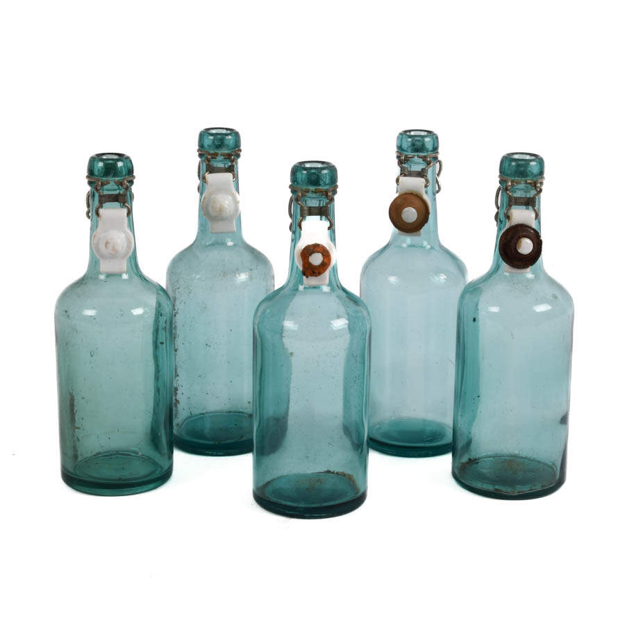 Lot of Five German World War II Bottles-1