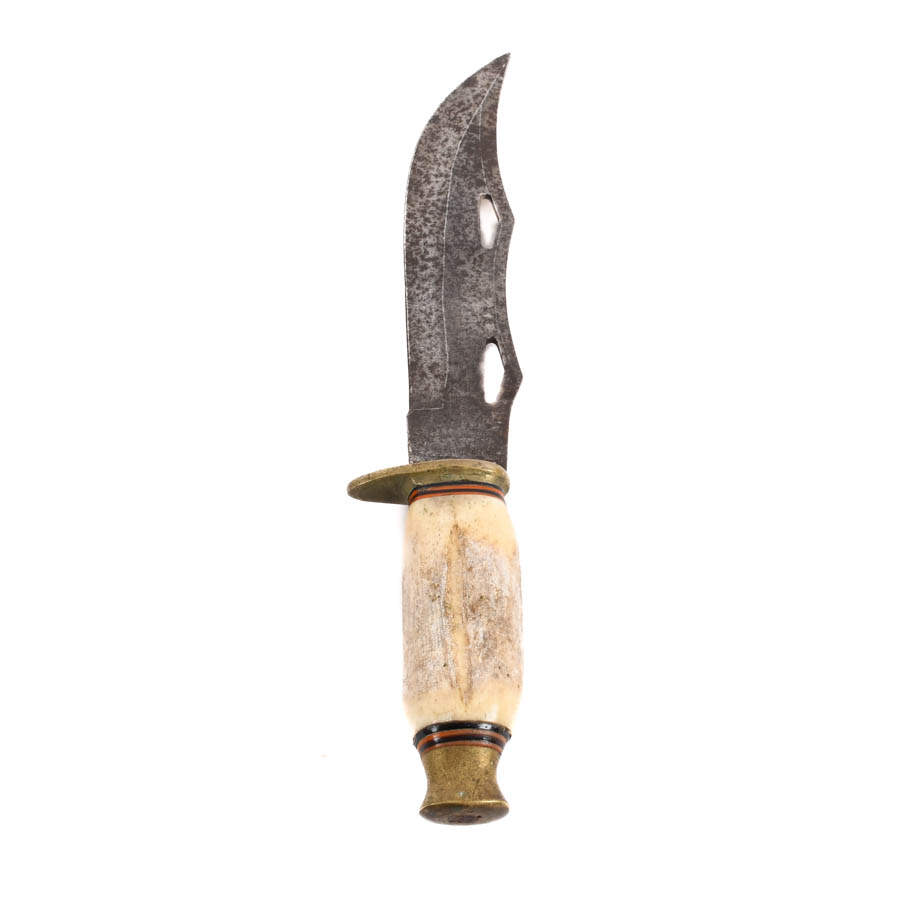Hunting Knife with Stag Handle-3