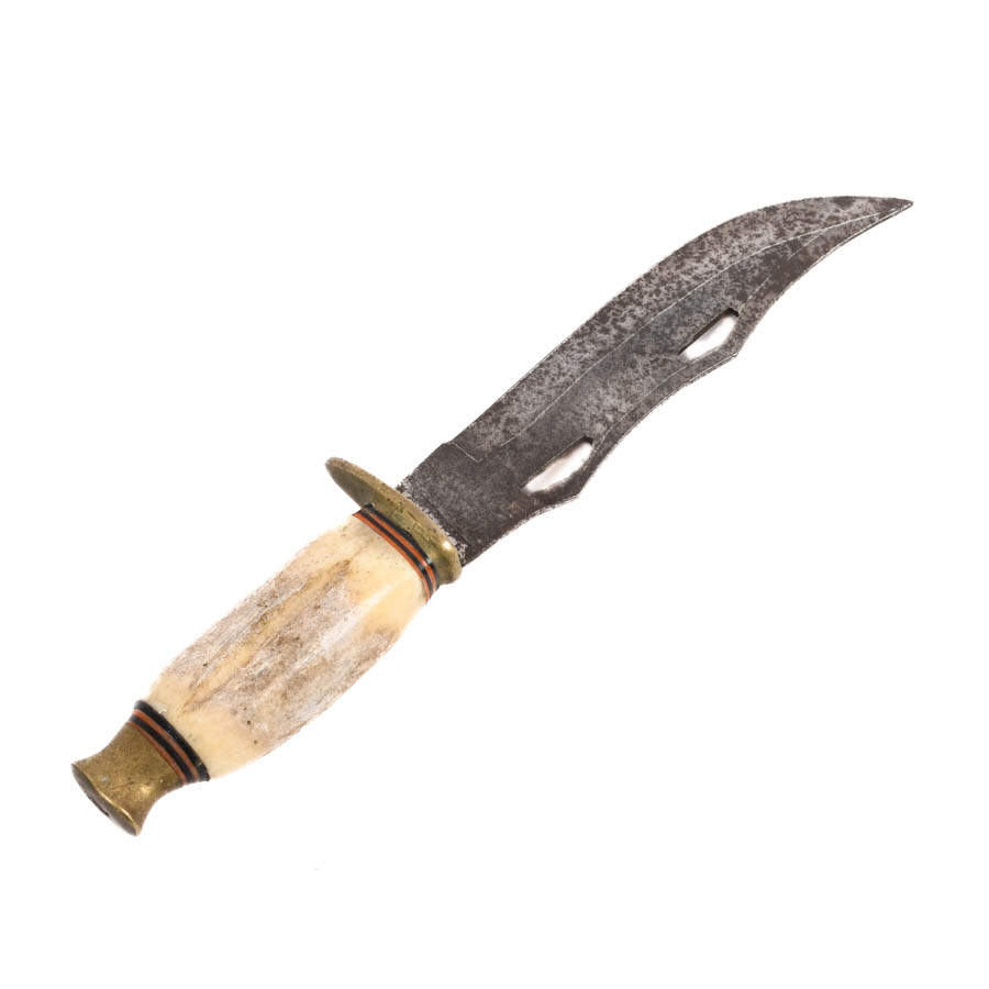 Hunting Knife with Stag Handle-2