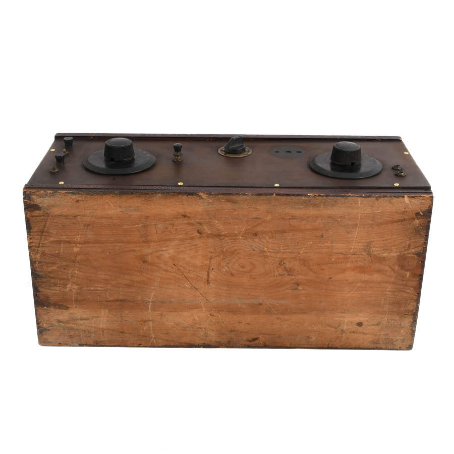 Antique Wood Cased Radio-8