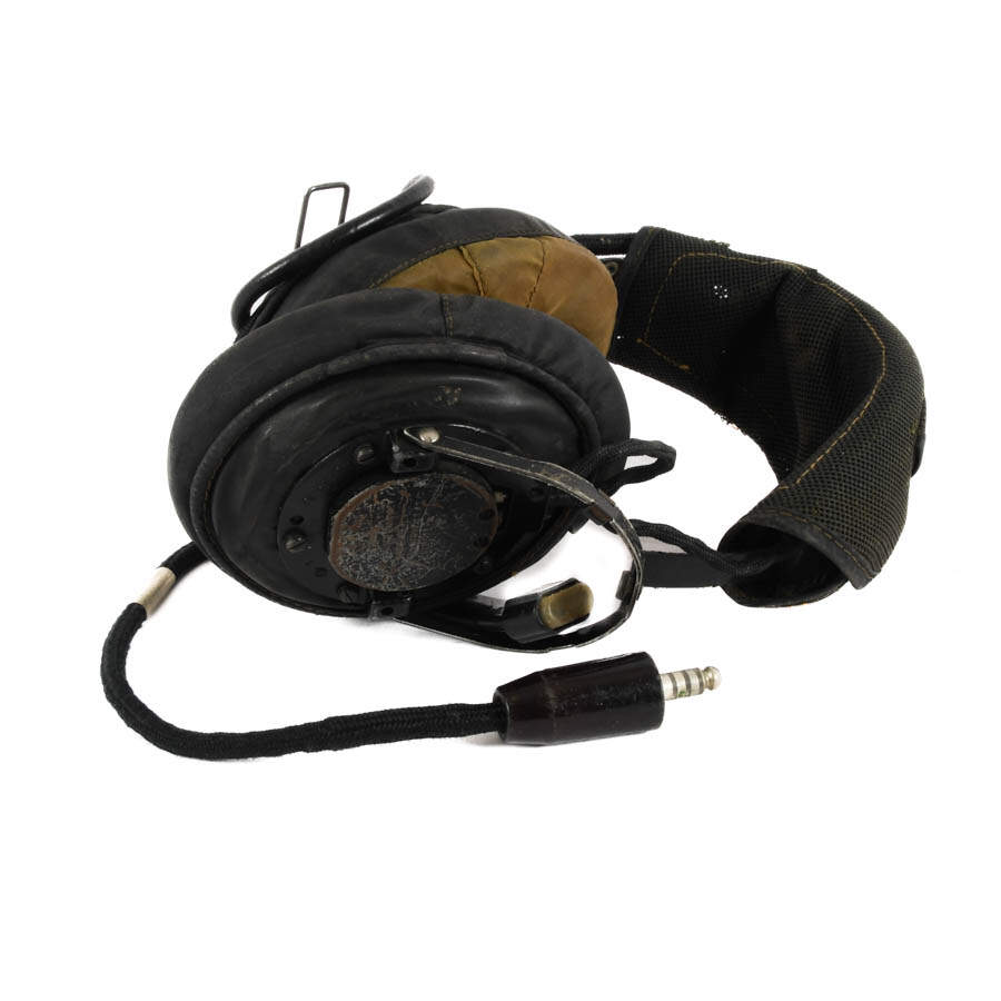 World War II Coast Guard Porthole and Vietnam Radio Headset-3