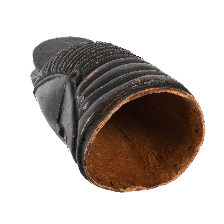 African Wood Mende Dance Mask-8