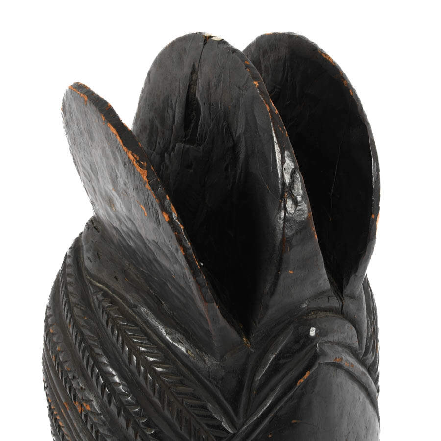 African Wood Mende Dance Mask-6