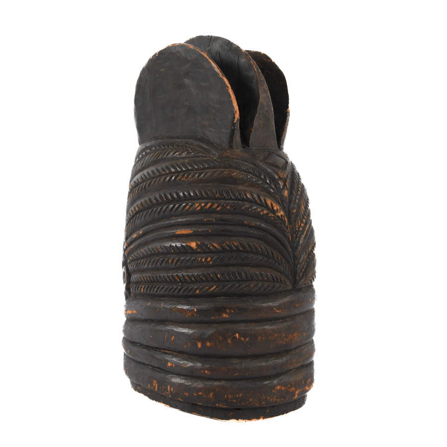 African Wood Mende Dance Mask-4