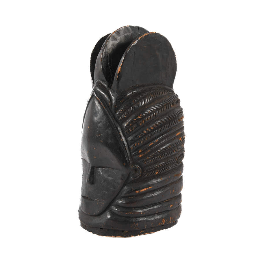 African Wood Mende Dance Mask-3