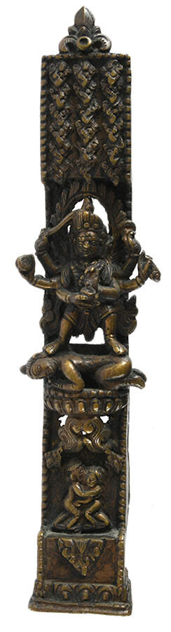 Bronze Tibetan Buddha Detail-1