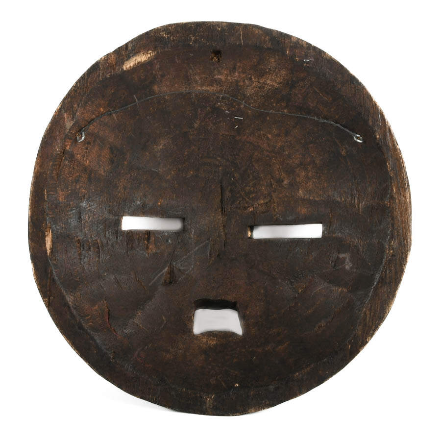 Hand-Carved Ghanaian Ashanti Mask-6