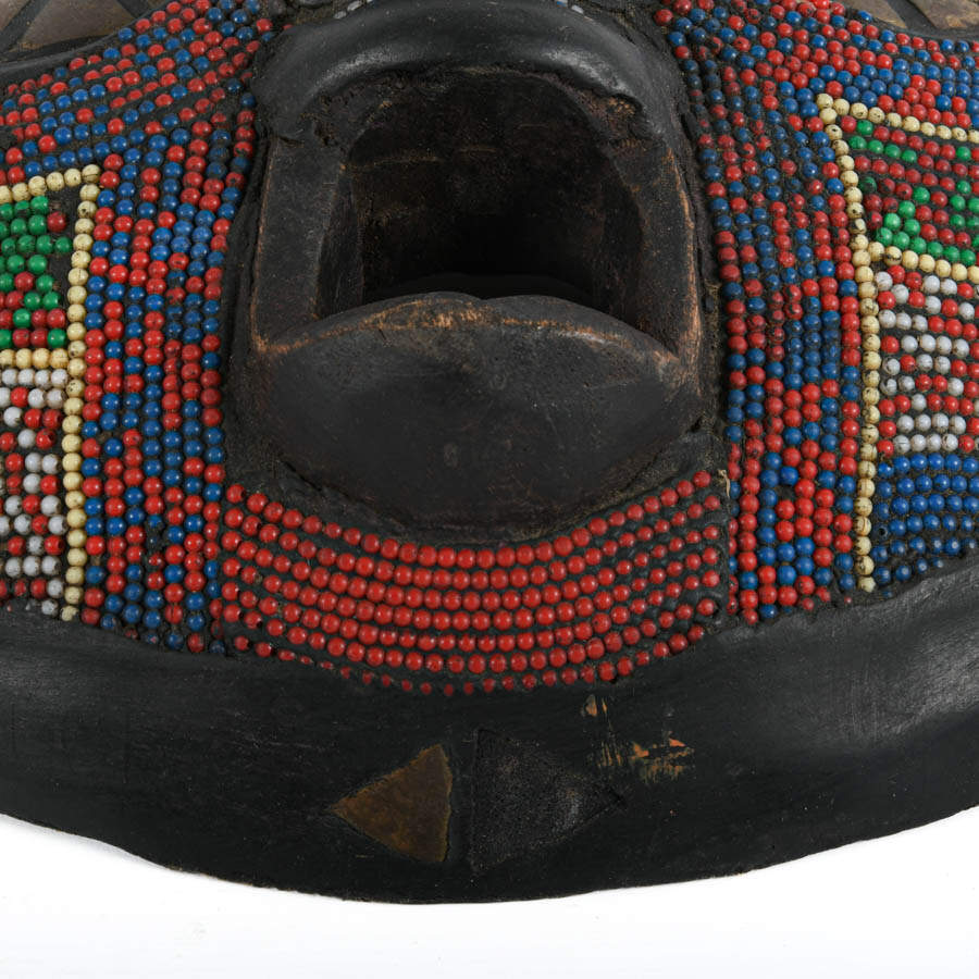Hand-Carved Ghanaian Ashanti Mask-4