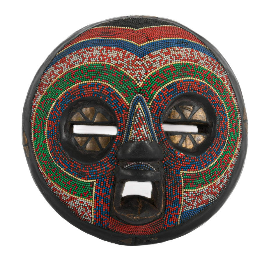 Hand-Carved Ghanaian Ashanti Mask-1