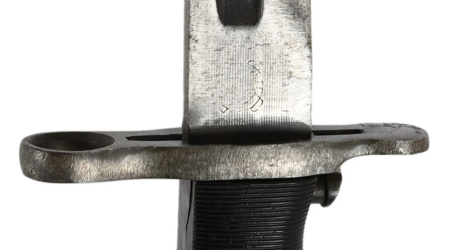 1942 US M1- M1905 Oneida OL Long Garand Bayonet with Scabbard-5