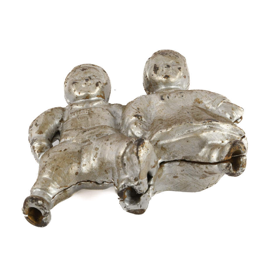 Antique Cast Iron Campbell Soup Kids Figurine-7