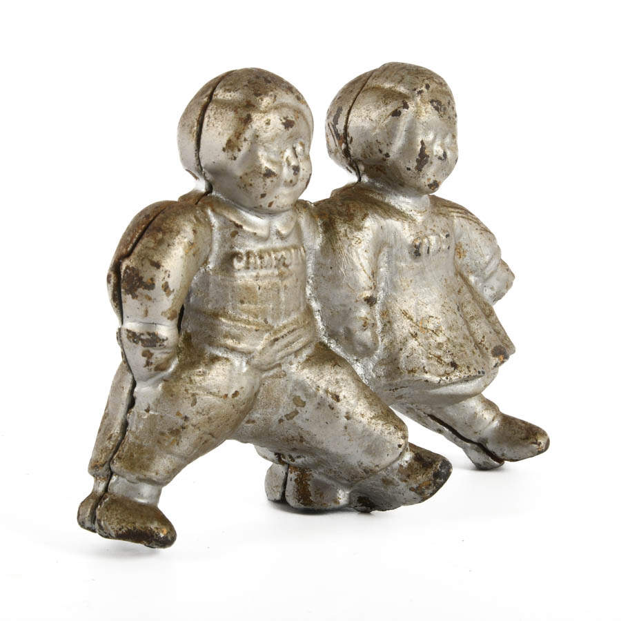 Antique Cast Iron Campbell Soup Kids Figurine-6