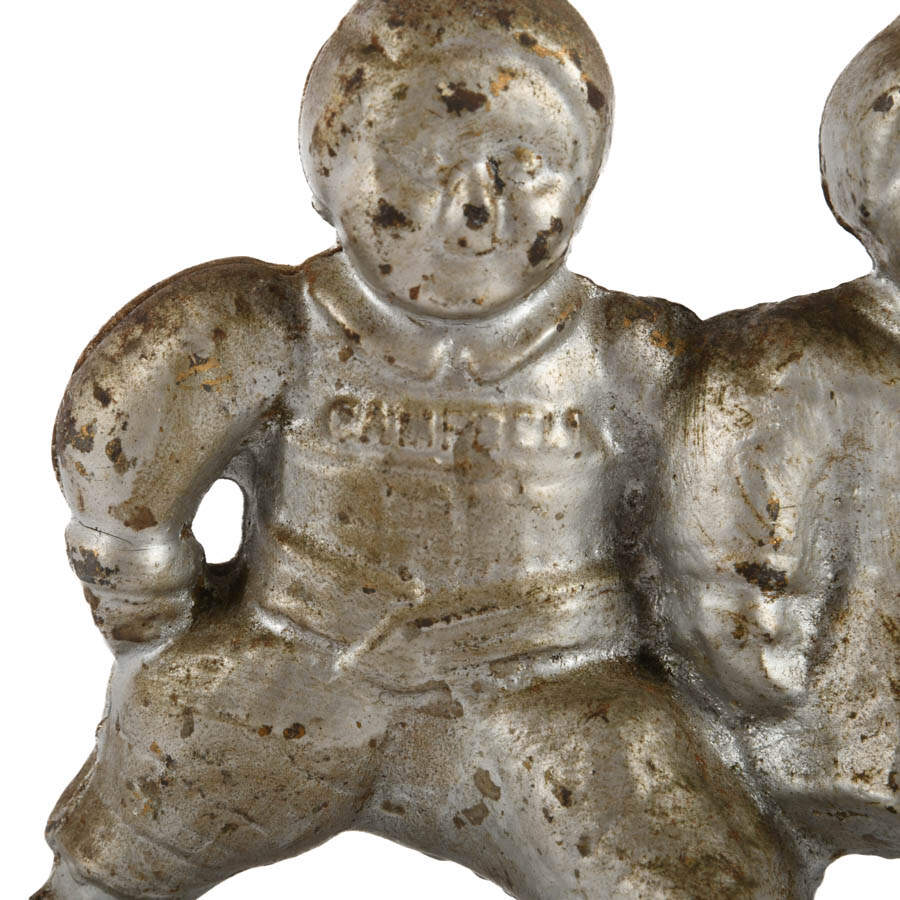 Antique Cast Iron Campbell Soup Kids Figurine-2