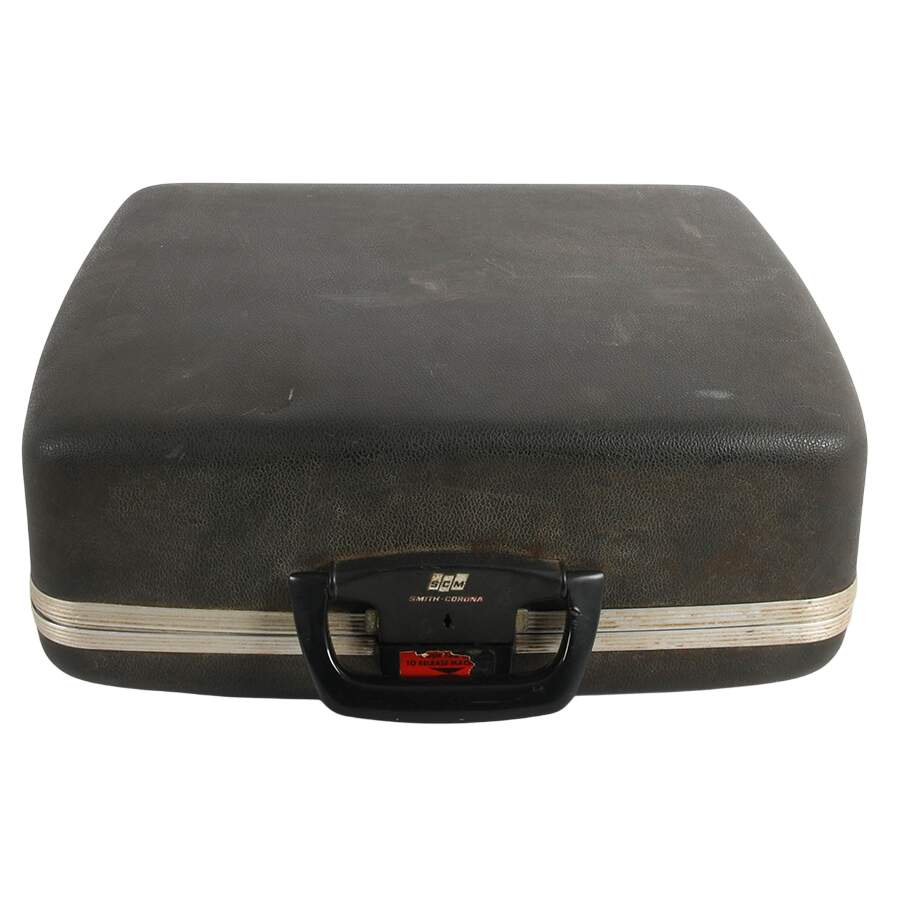 Portable Smith Corona Galaxie Typewriter with Case-9