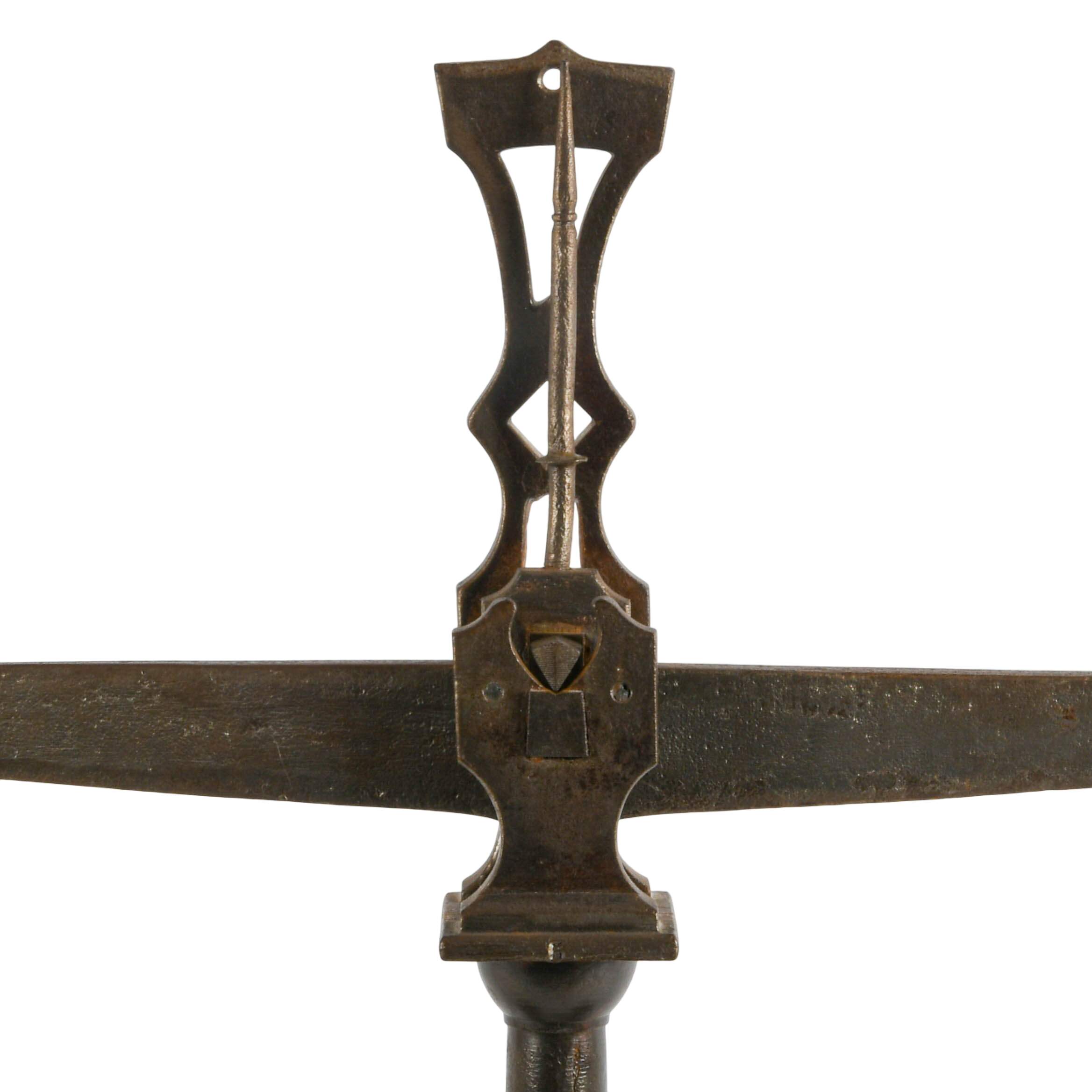 Antique French Bronze Balance Scale-2