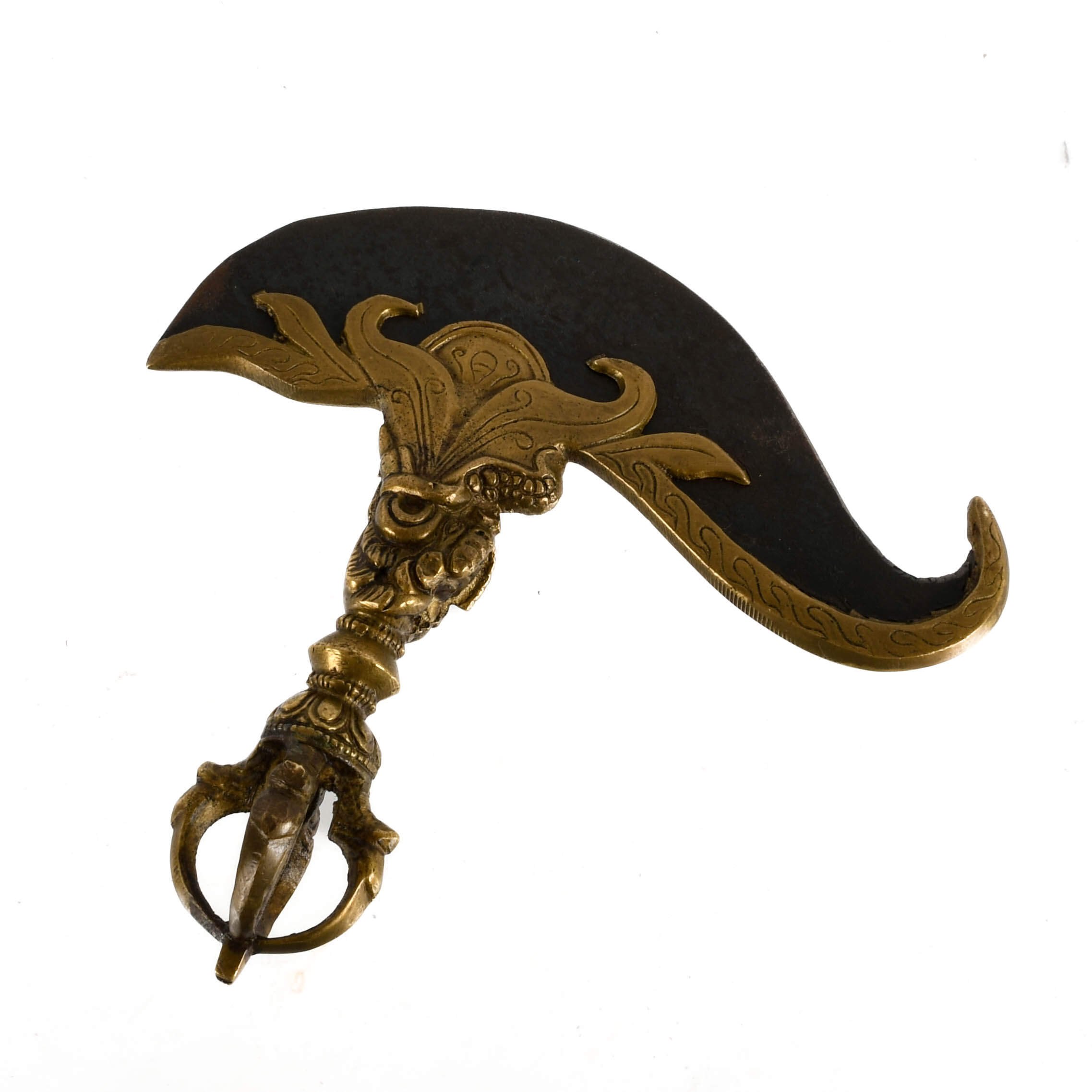Tibetan Ceremonial Buddhist Kartika Knife-2