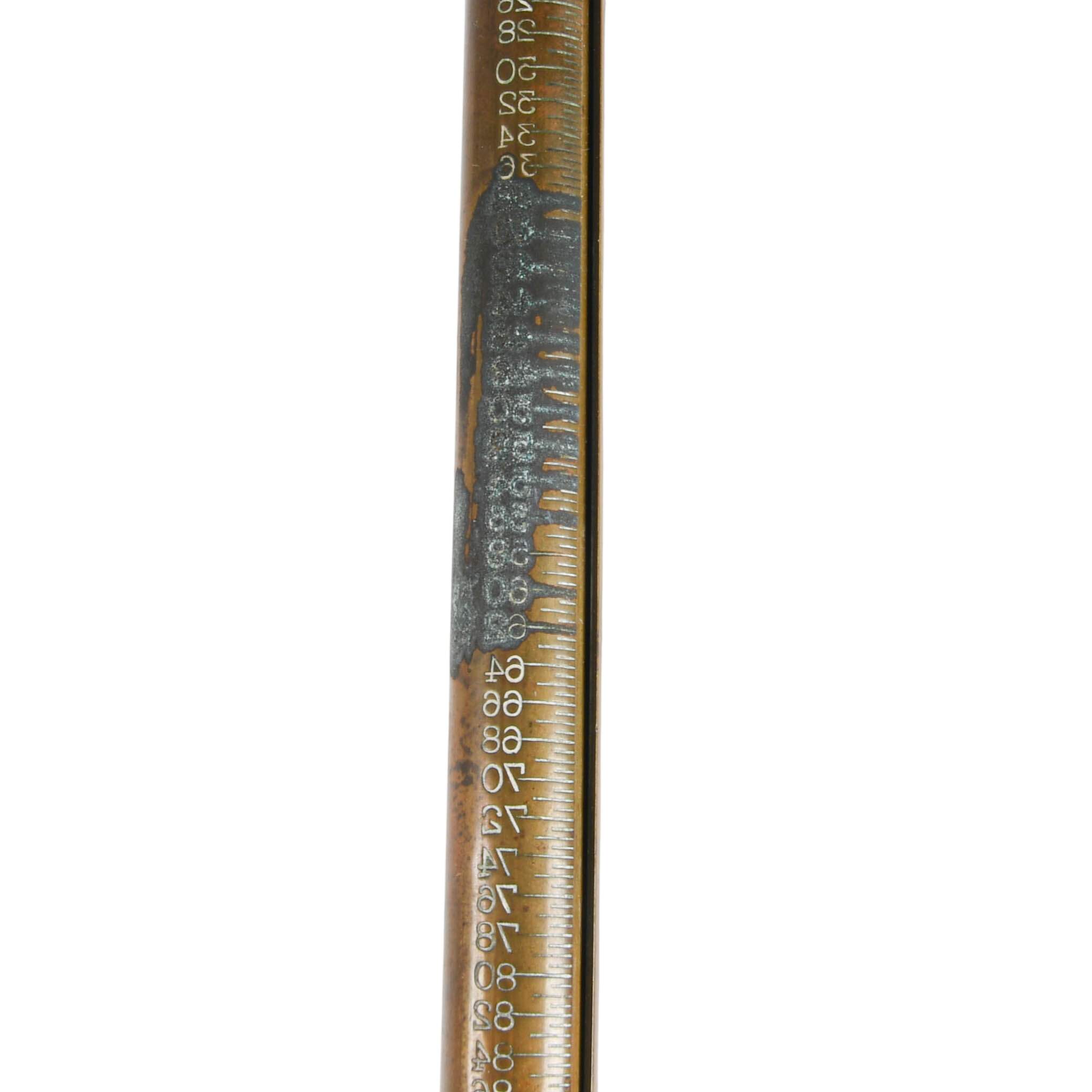 Antique Salter Solid Brass 100 Troy Ounce Spring Balance Scale-3