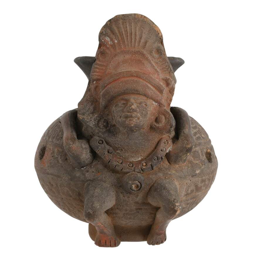 Pair of Pre-Columbian Replica Offering Pots-5