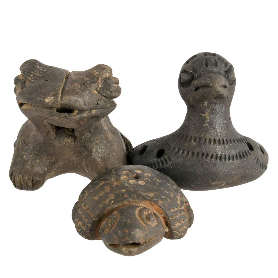Seven-Piece Wind Orchestra of Animal Pottery Whistles-5