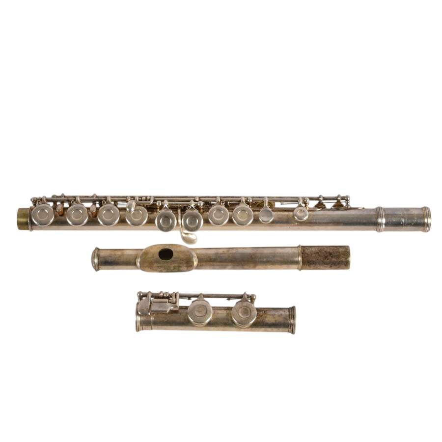 Antique Cadet Flute with Case-3
