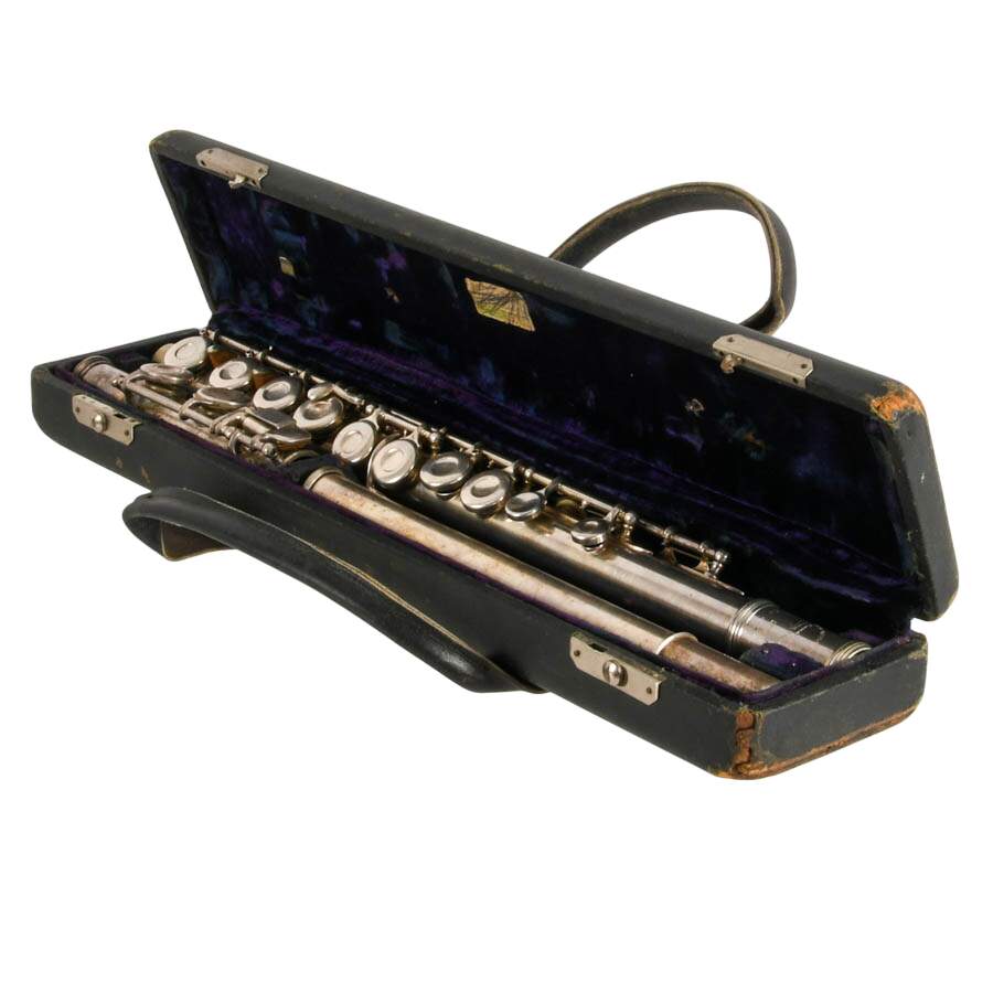 Antique Cadet Flute with Case-2