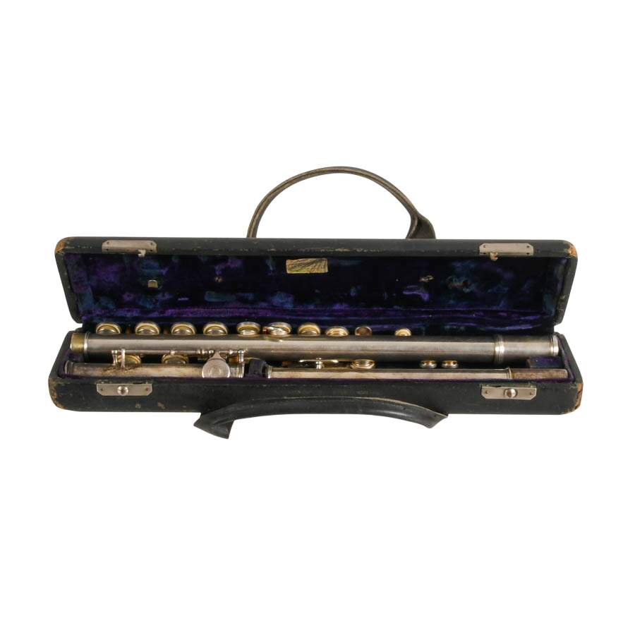 Antique Cadet Flute with Case-1