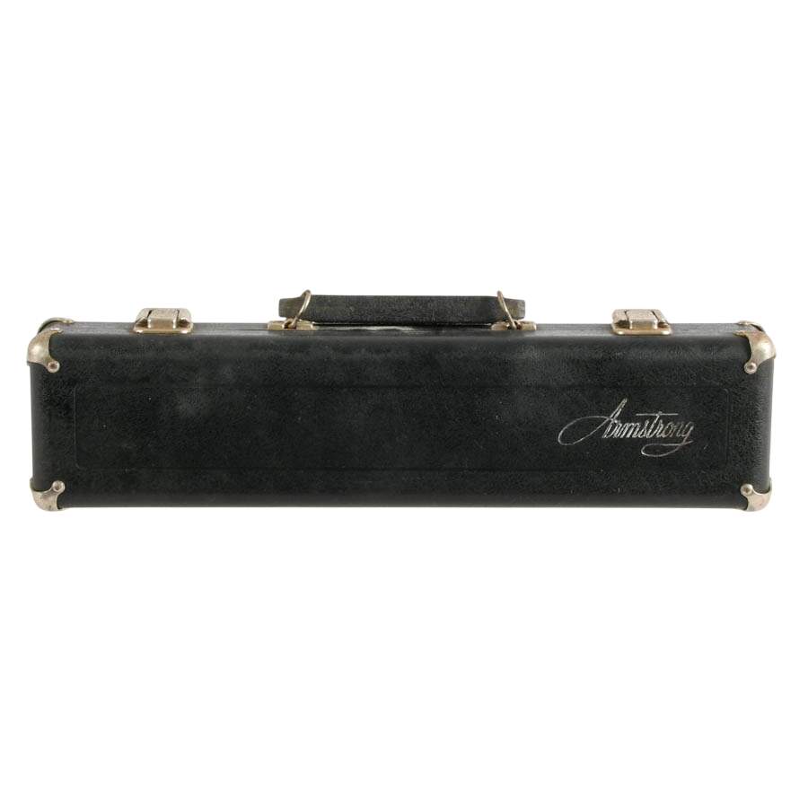 C. H. Bettoney "Cadet" Silver-Plated Flute and Case-8
