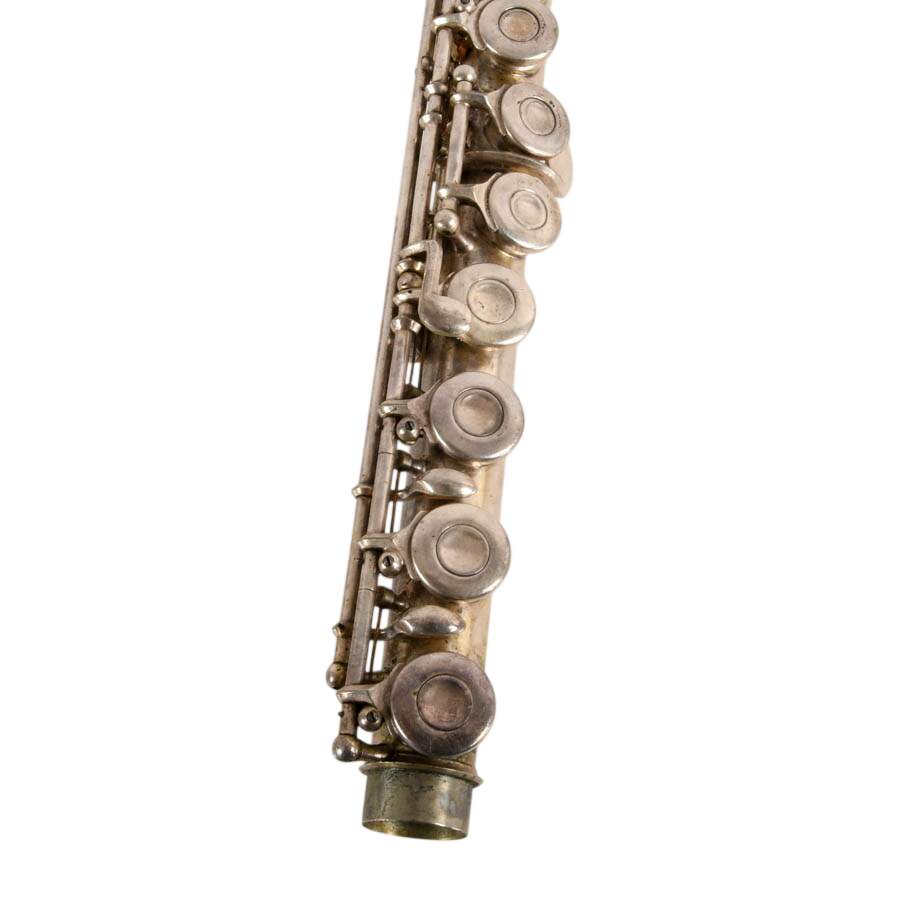 C. H. Bettoney "Cadet" Silver-Plated Flute and Case-5