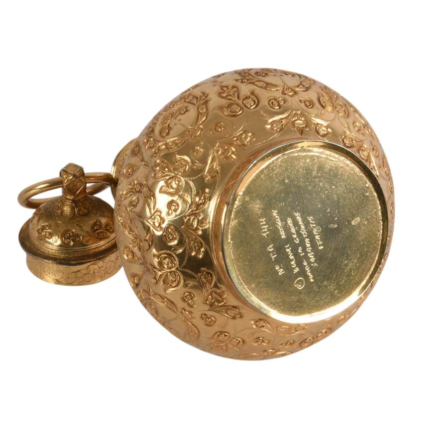 Benaki Museum Gold-Plated Replica Holy Oil Flask-8