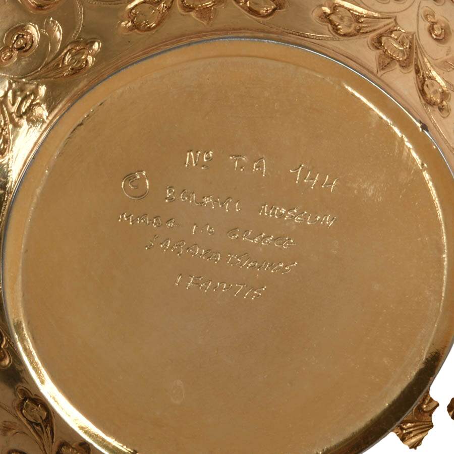 Benaki Museum Gold-Plated Replica Holy Oil Flask-7