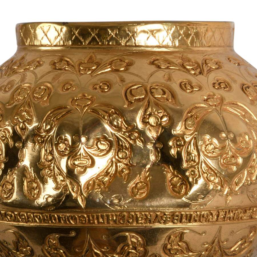 Benaki Museum Gold-Plated Replica Holy Oil Flask-4