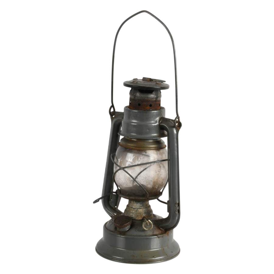 Czech Republic Metal and Glass Lantern-5
