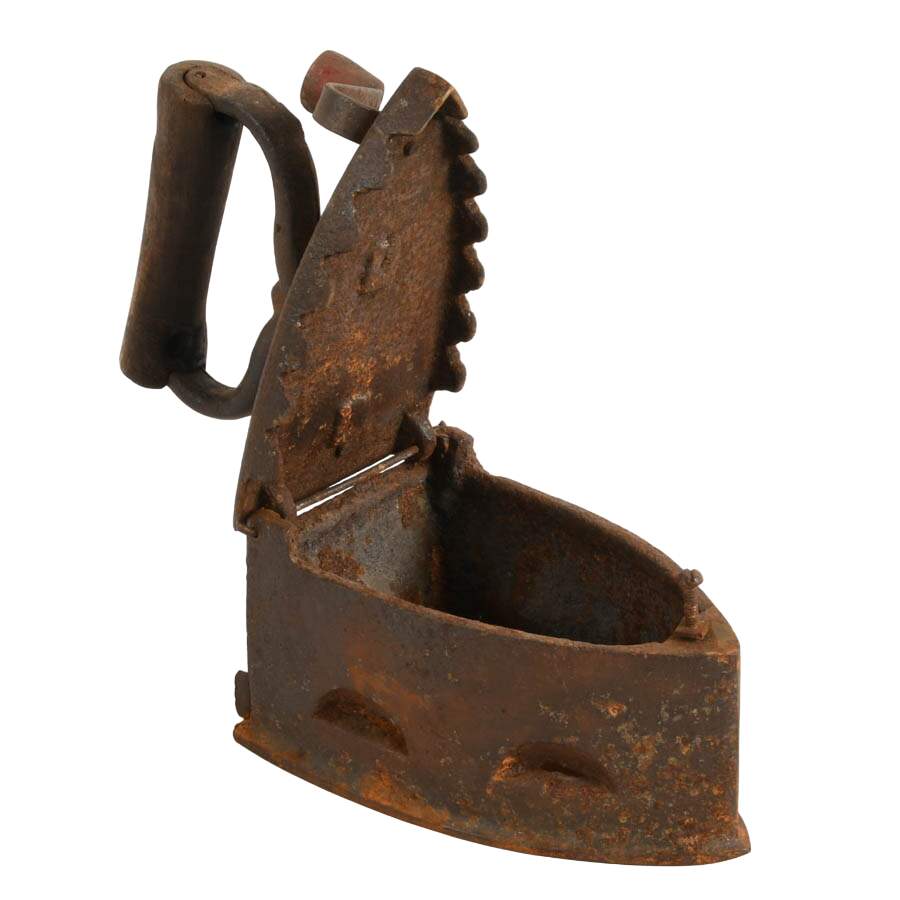 Antique Sad Irons: Colebrookdale, A.C. Williams, Asbestos & Charcoal Irons-5