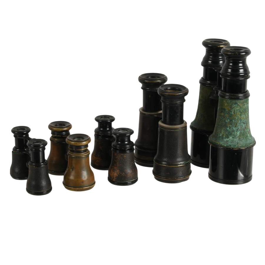 5 French Binoculars Including Lacroix, Lemaire, and J. Seymour & Sons-3