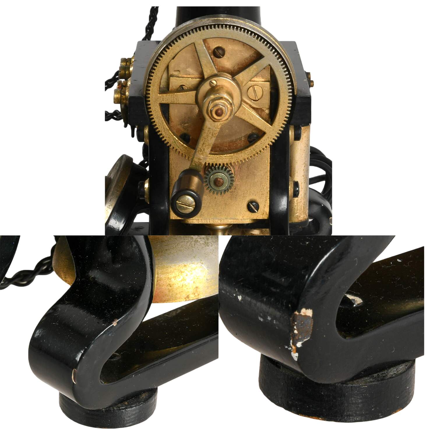 Antique L.M. Ericsson AC110 "Eiffel Tower" Skeleton Telephone-8