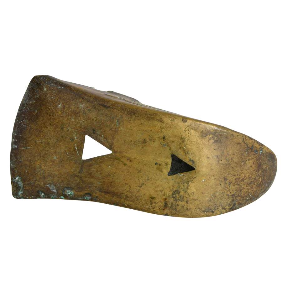Solid Brass Latin American Conquistador-Style Stirrup Boot-7