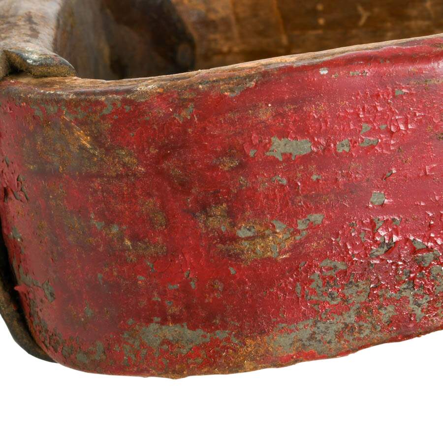 Antique Wooden and Leather Stirrups-8