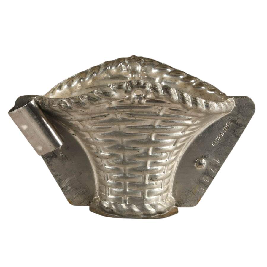 1930s German Easter Basket Chocolate Mold-1