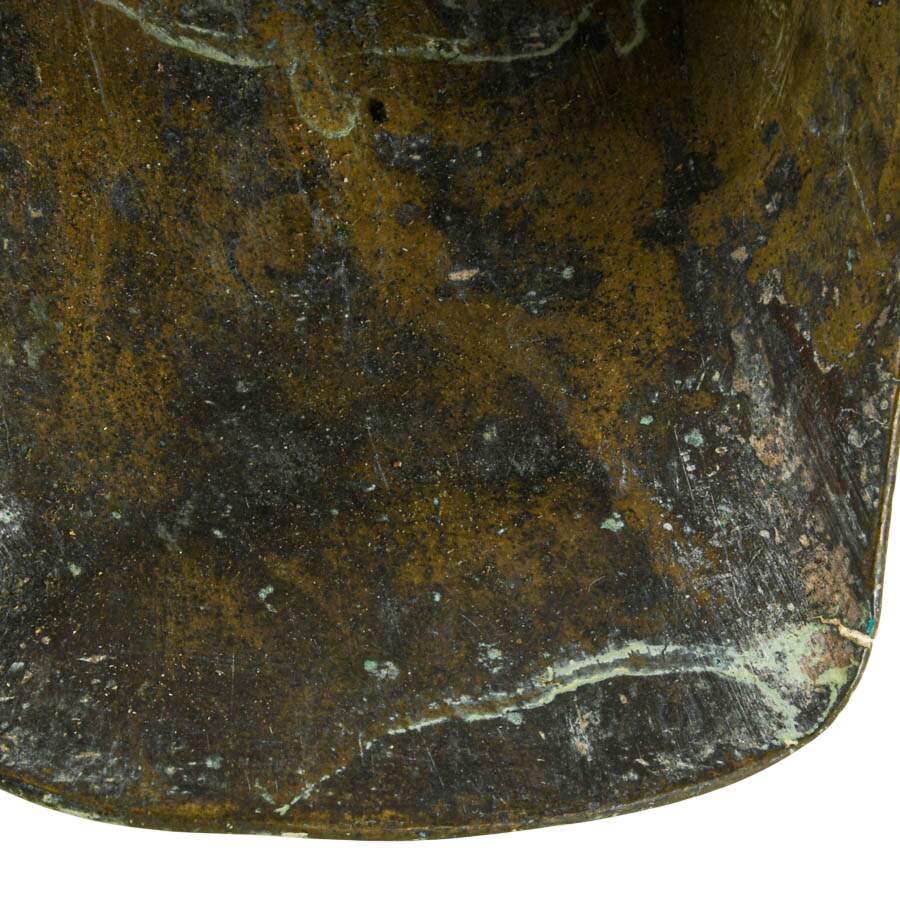 Two Conquistador-Style Brass Slipper Stirrups-7