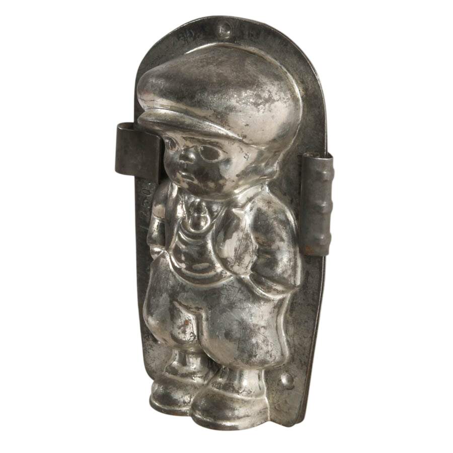 Antique German Boy Chocolate Mold-2