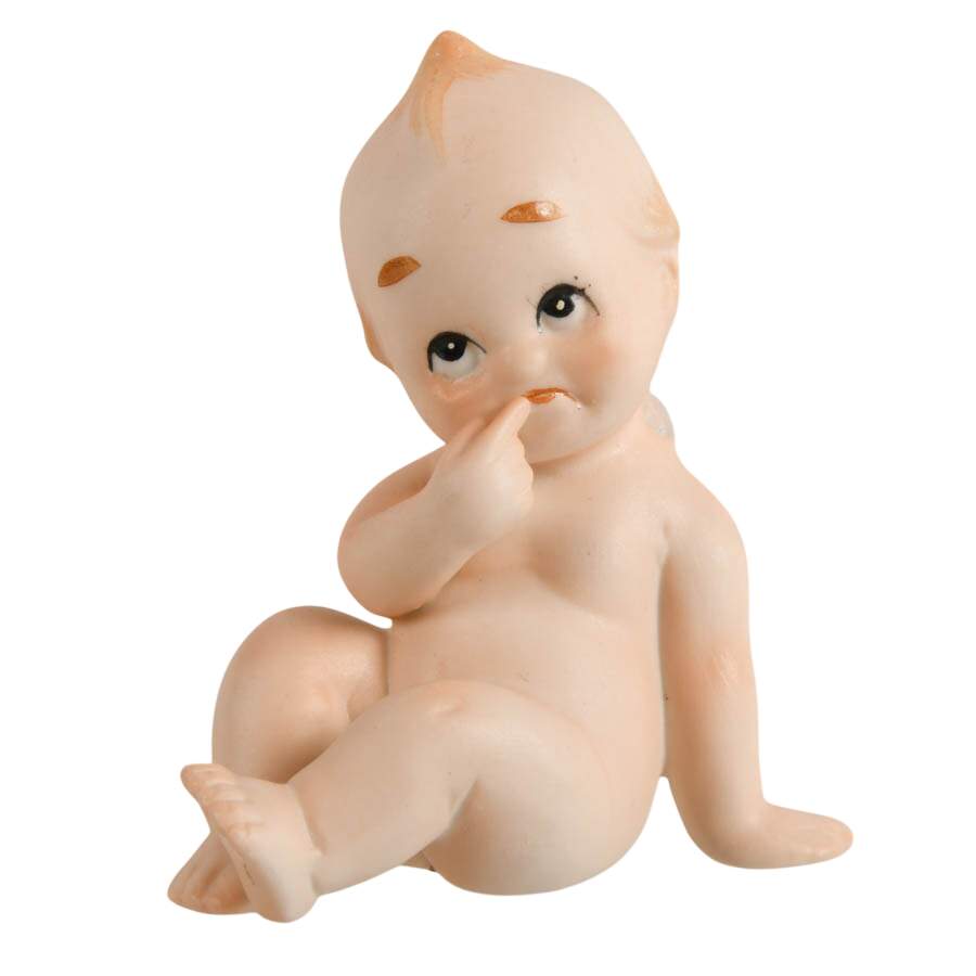 Vintage 1940s Japanese Kewpie Bisque Dolls-6