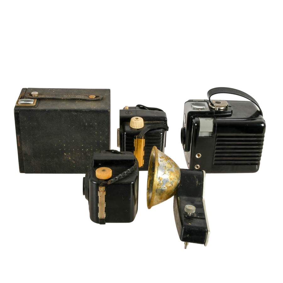 Four-Piece Kodak Brownie Cameras-3