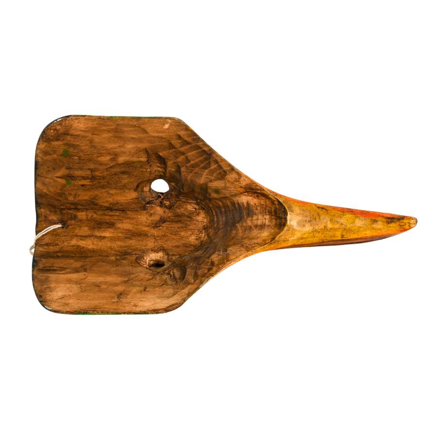 Guatemalan Hand-Carved Wood Toucan Mask-6