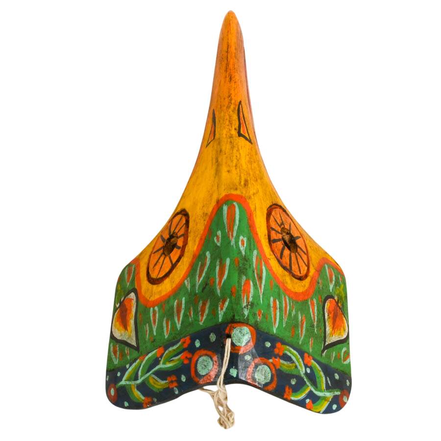 Guatemalan Hand-Carved Wood Toucan Mask-4