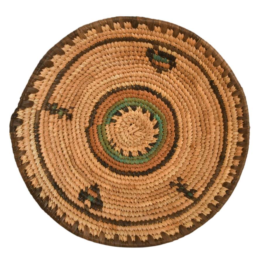Three-Piece Handwoven African Baskets-3