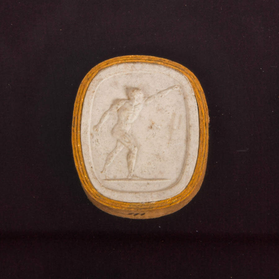 Antique Framed Trio of Italian Grand Tour Intaglios-3