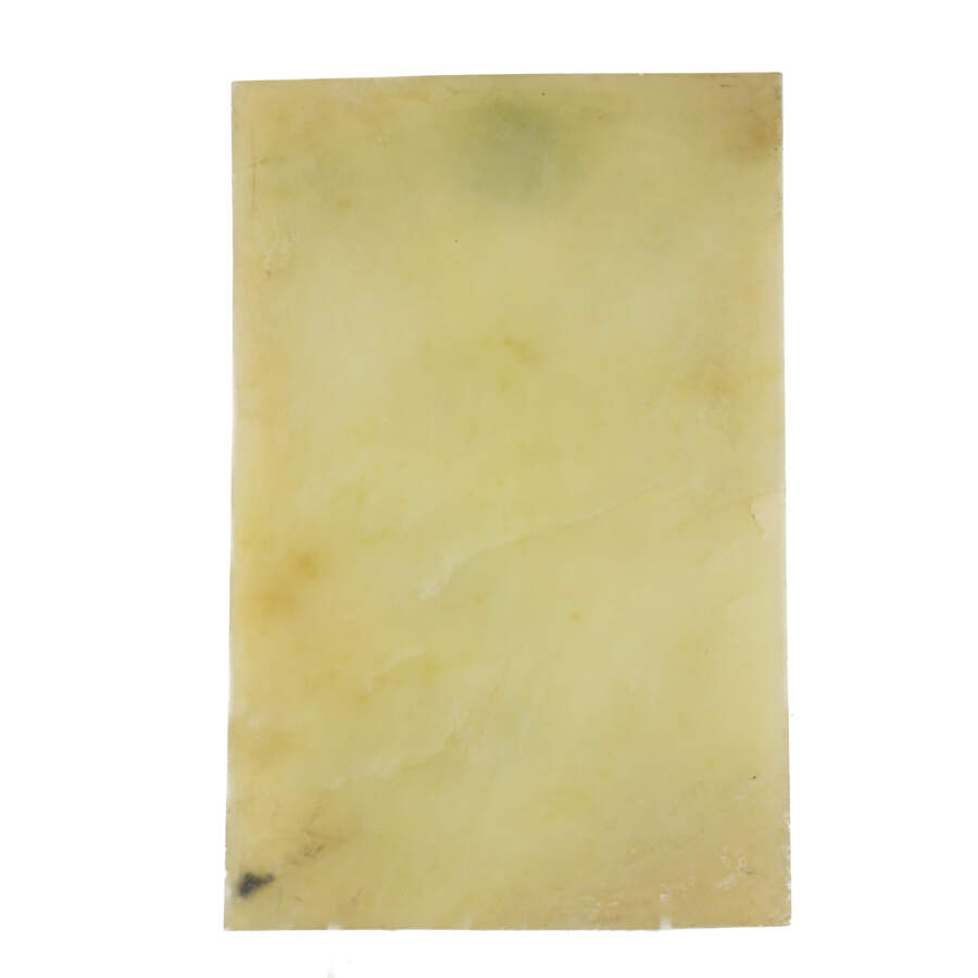 Serpentine Jade Carved Guanyin Bodhisattva Tablet-5