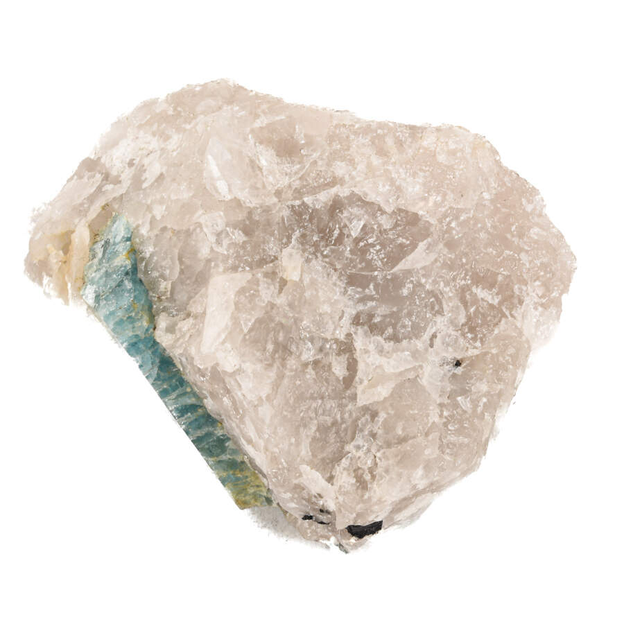 Smoky Quartz, Aquamarine, and Tourmaline Mineral Specimen-6