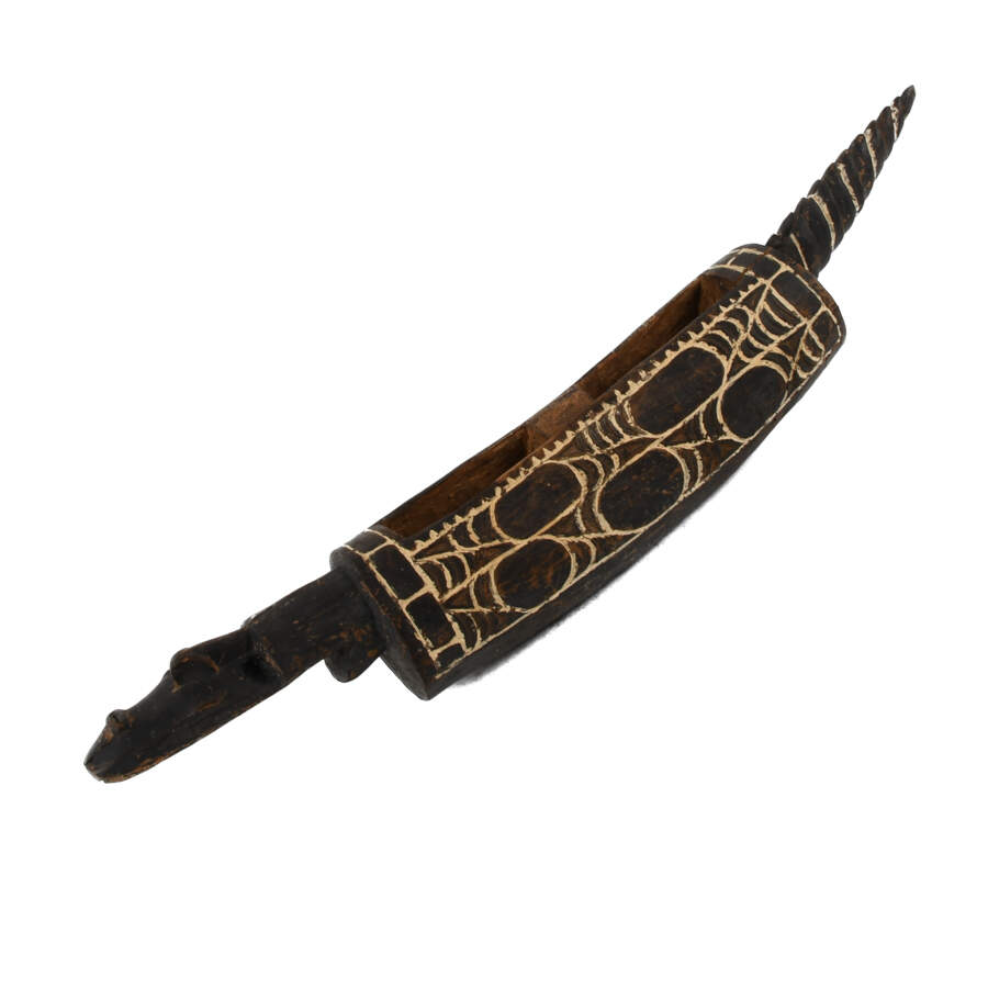 Figural African Mask Mofit Slit Gong-3