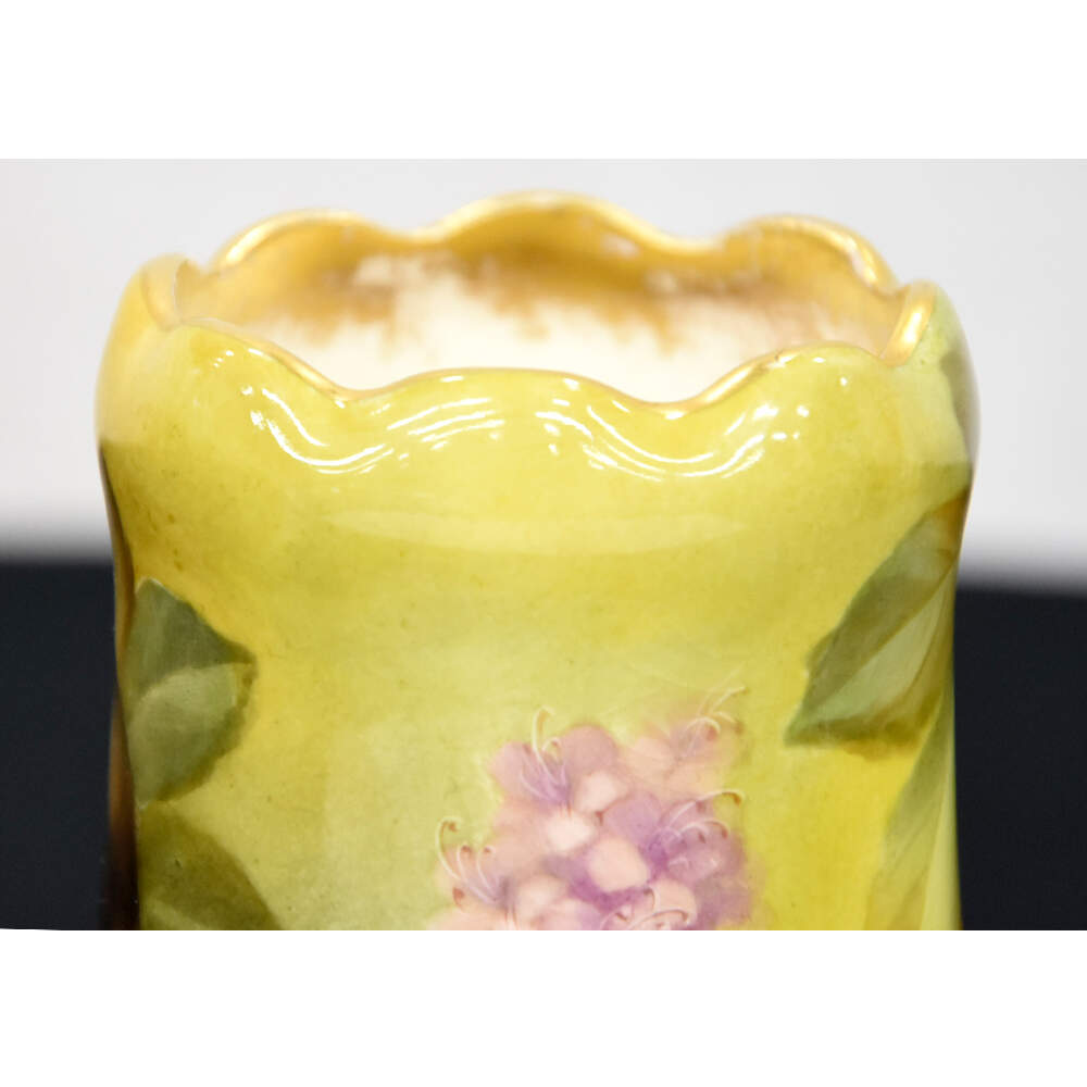 Antique Royal Bonn Hand-Painted Maiden's Portrait Vase-6